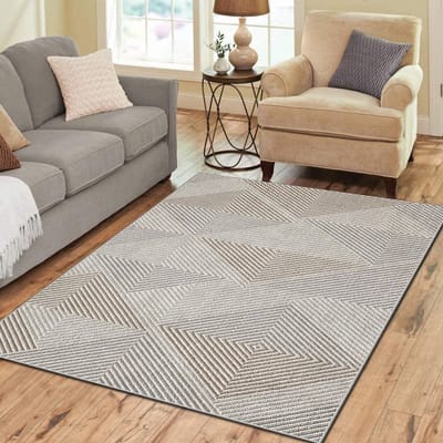 Zeo Wood - Vloerkleed - Tapijt Woonkamer - Vloerkleed 120*180 cm - Anti Slip - Machinewasbaar