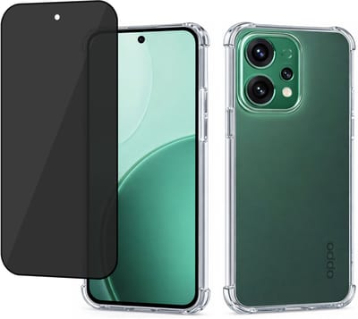 ChiGuard Hoesje + Privacy Screenprotector geschikt voor OPPO Reno 14 5G – Gehard Glas – Anti Inkijk – Case