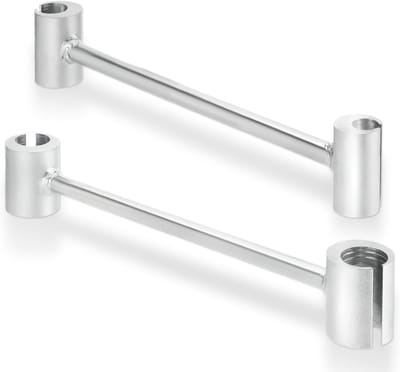 Set van 2 verstelgereedschappen voor deurhengsels - hinge gap adjustment key - hinge bending tool voor flags type hinge deuren zoals branddeuren - veiligheidsdeuren (14+19+23+25mm)