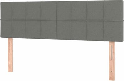Hoofdborden Bed - Bed hoofdeinde - Bed Compleet Maken - Hoogte Verstelbaar - 144 cm Breed - Donkergrijs