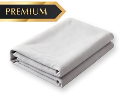 Droomtextiel Laken Flanel Premium Grijs - Eenpersoons 150x260 cm - Super Zacht - Dikke Kwaliteit