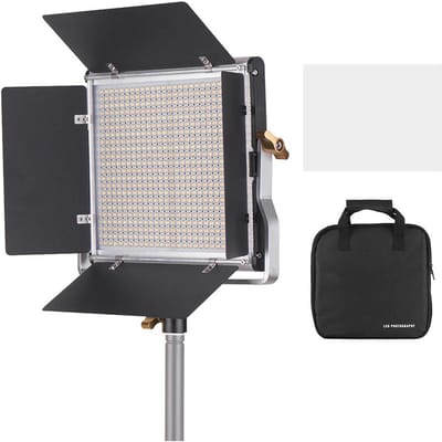 Professionele LED-videolamp dimbaar 660 LED-lampenpaneel 3200-5600K UK Plug