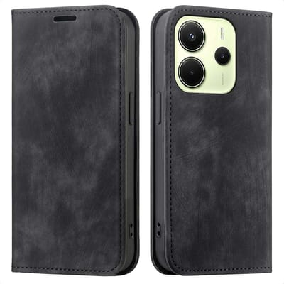 imoshion Hoesje - Geschikt voor Xiaomi Redmi Note 14 5G - Slim Bookcase - Zwart