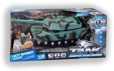Leger Tank - Militaire Tank - Hot Speed - met Licht en Geluid