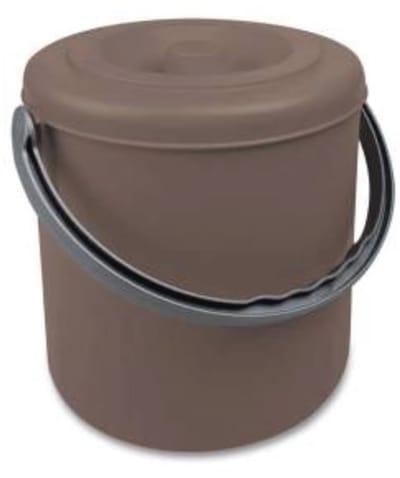 Afvalemmer 10 l Taupe