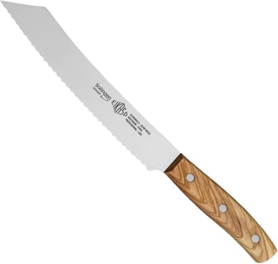 Eikaso Solingen G-Line Broodmes 21 cm – Olijfhouten Handvat – Duitse Precisie