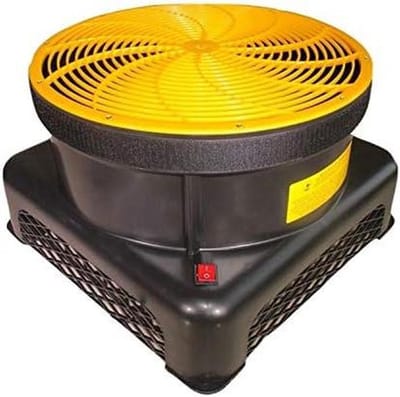 Opblaasbare Blower - Luchtpomp Ventilator - Evenementen Aankleding - Weerbestendige Constructie - 18 Inch - Geel