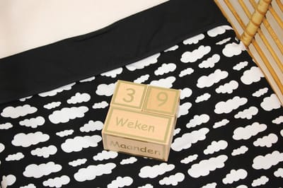 Mijlpaalblokken - Kraamcadeau - Aftelblokken - Baby - Goud, Zilver, Wit en Zwart