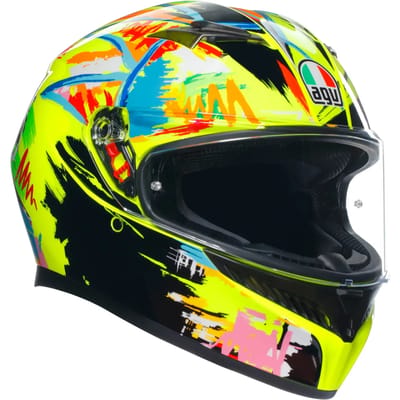 AGV K3 ROSSI WINTER TEST 2019 - Maat XXL - Integraal helm - Scooter helm - Motorhelm - AGV K3 ROSSI WINTER TEST 2019 - Maat XXL - Scooterhelmen mannen en vrouwen.