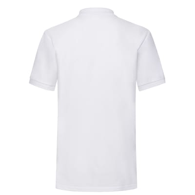 Fruit of the Loom Heren Piqué Polo Shirt (Wit)