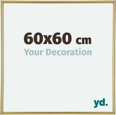 Your Decoration - Fotolijst 60x60 cm - Kunststof - Goud - Annecy