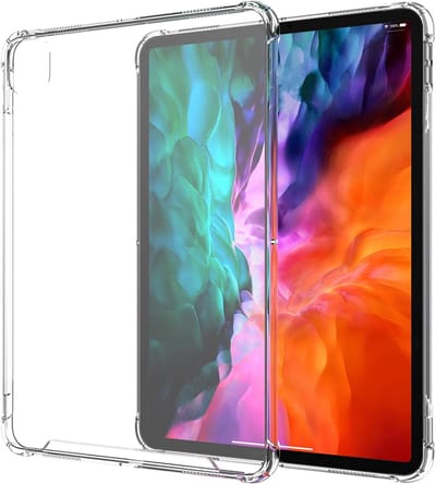 Hoes geschikt voor Apple iPad 11 2020, Shockproof siliconen case met Schokbestendig Transparant cover