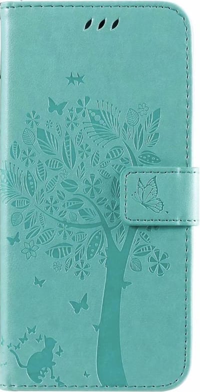 Geschikt voor Samsung Galaxy Note 10 Lite Bookcase - Groen - Bloemen - Portemonnee Hoesje