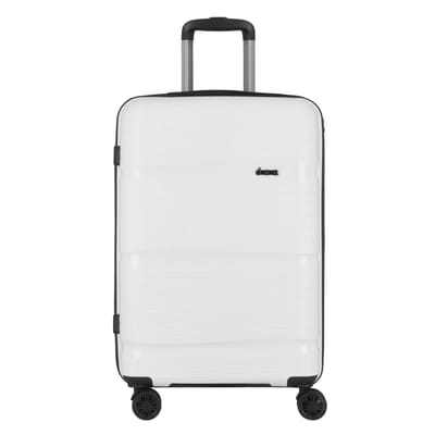 d & n Travel Line 4300 4 wielen Trolley M 68 cm - Harde bagage - TSA slot - weiß