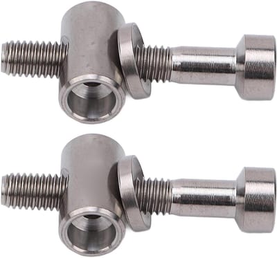 Zadelpen Schroeven - Fiets Onderdelen - Fietsen Monteren - Titanium Legering - M5x30mm - Ti-kleur