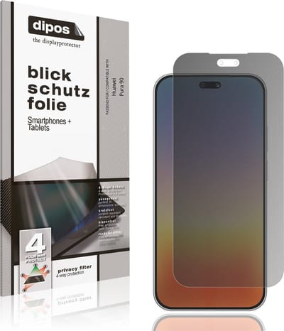dipos – Matte Privacy Screenprotector geschikt voor Huawei Pura 90 | Anti-Spy Beschermfolie