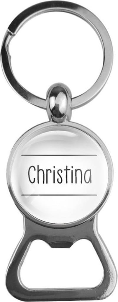 Bieropener Glas - Christina
