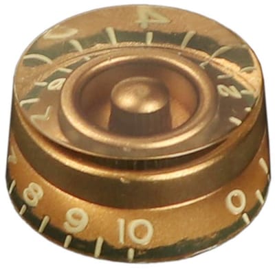 Boston KG-110I-R Speed Knob (Hatbox) - Relic Gold voor USA Potentiometers