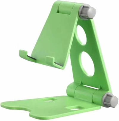 Tablet Houder Opvouwbaar/Inklapbaar - Telefoon, Samsung Galaxy Tab & iPad Standaard voor Bureau of Tafel - Groen