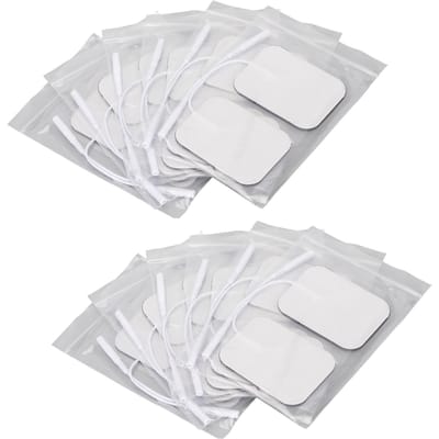 12 stuks Rechthoekige Elektrode Pad Zelfklevende Elektrode Patch Vervangend Accessoire voor TENS