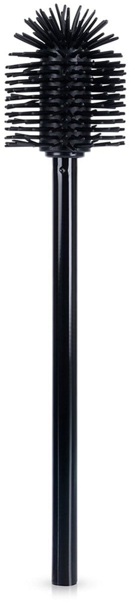 Toiletborstel Silicone Zwart Reserve 35 cm - WC Borstel - Toilet