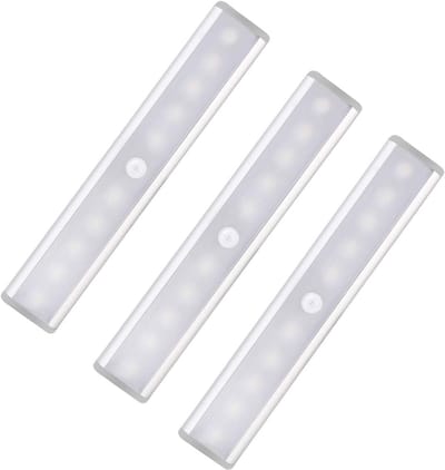 Oplaadbare LED Bewegingssensor Verlichting voor Kast en Nachtkastje (3 Stuks)