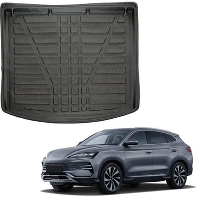 Kofferbakmat op maat - SCOUTT - BYD Seal U DM (2023+) - Zwart - Antislip - Verhoogde randen