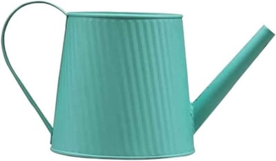 Metalen Gieter - Tuingieter Sproeier - Planten Water Geven - Lange Slanke Tuit - 18 * 15 * 14.5cm - Blauw