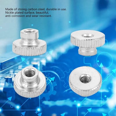 Dailygoods- Moer M3/M4/M5/M6/M8/M10 - 10 Stuks - Hoogwaardige Kwaliteit - Professionele Industrie - Scherpe Prijs - Duurzaam Materiaal - Bevestigingsmoer