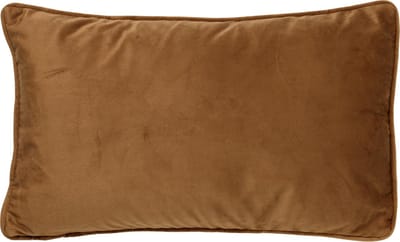 Dutch Decor FINN - Kussenhoes 30x50 cm - velvet - lendekussen - Tobacco Brown - bruin - met rits - zonder binnenkussen