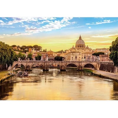 Clementoni - Puzzel - 1500 Stukjes - Uitzicht op Rome - Puzzel Voor Kinderen en Volwassenen Collection - High Quality Collection
