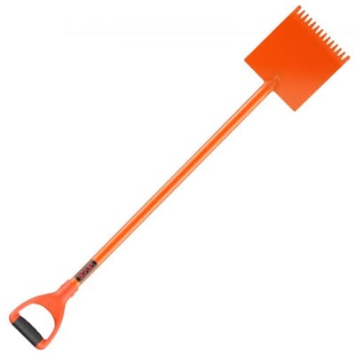 VEVOR Dakspanenschep, 1 stuk, Dakspanenverwijderaar met D-greep, Dakbreker van zeer hard 45# staal, Leisteenkrabber, Lichtgewicht gereedschap voor het eenvoudig afscheuren van dakleer en spijkers, Oranje