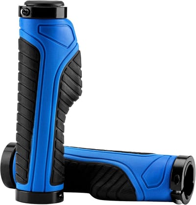 Ergonomische Fietsstuurgrepen met Lock-on Klemmen - Antislip Rubber voor MTB, Racefiets en Vouwfiets