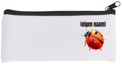 Akyol - lieveheersbeestje met eigen naam Etui - Lieveheersbeestje - lieveheersbeestje liefhebbers - iemand die houdt van lieveheersbeestjes - verjaardag - cadeau - kado - 20 bij 9 cm