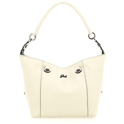 Gabs Leren Schoudertas G3 Plus TG Bull Black Shoulder Bag Cream Crème