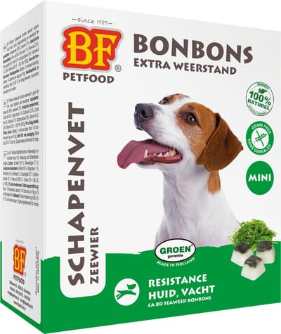 Biofood Schapenvet Mini Bonbons Zeewier 80 ST