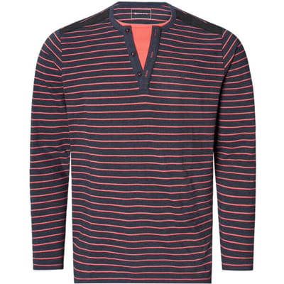 Babista herren Shirt Met Lange Mouwen - 48/50 - lichtrood - Plus Size