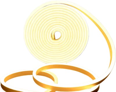 longziming -Neon LED Strip Licht – 5M Warm Wit – Flexibel Ontwerp – Eenvoudige Installatie – Energiezuinig – Geschikt voor Binnen & Buiten