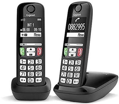 Draadloze Telefoonset met 2 Handsets en Groot Scherm