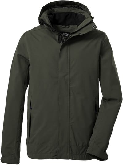 Hoogwaardige outdoor winter jas van topkwaliteit! binnenzak voor een mobiele telefoon, evenals twee zijzakken en een borstzak die afsluitbaar zijn met een rits. Exclusieve hertenlogo op de mouw.