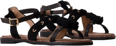 Platte sandalen met bandjes
