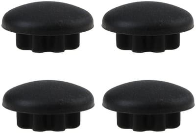 Dailygoods- Schroefdopafdekkingen 4 Stuks - Rubber - 10mmx7mm - Compatibel met SMEV/Dometic - Gootsteen/Kookplaat/Fornuis - Schadepreventie - Schroefdoppen