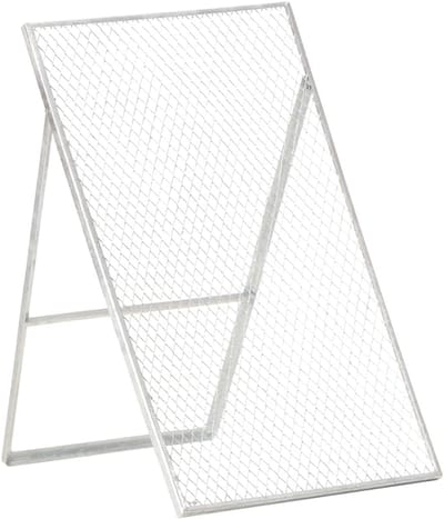 Tuinzeef Compostzeef - Grondzeef Kruiwagen - Compost Scheiden - Opvouwbaar Ontwerp - 60 x 75 x 89 cm - Zilver