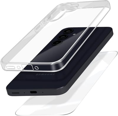 Mayaxess, Beschermingskit Geschikt voor Samsung Galaxy A35 5G Integrale bescherming, Transparant
