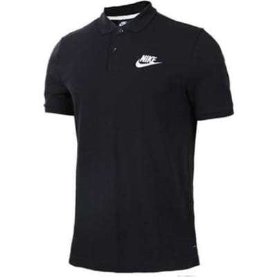 Nike Casual Los Kortemouwige Poloshirt Unisex Tops Zwart 829361-010 M black