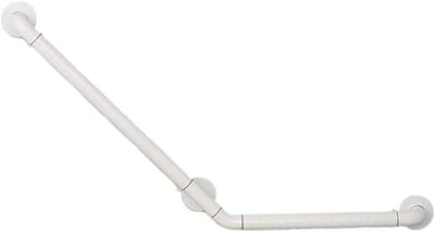Badkamergreep - Veiligheidsgreep Douche - Valpreventie - Verborgen Schroefmontage - 30x30 cm - Wit