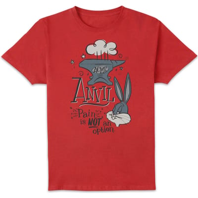 Looney Tunes ACME Anvil Men's T-Shirt - Red - S