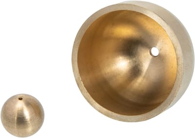 Koperen Bel - Decoratieve Klok - Deur Entree - Melodisch Geluid - 3 Stuks - Goudkleurig