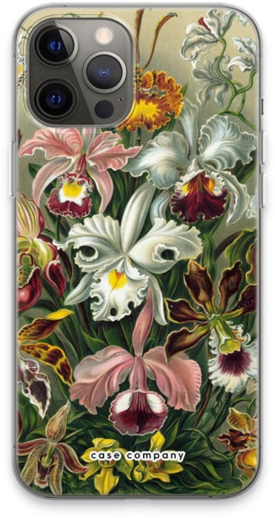 Case Company® - Hoesje geschikt voor iPhone 13 Pro Max hoesje - Haeckel Orchidae - Soft Cover Telefoonhoesje - Bescherming aan alle Kanten en Schermrand