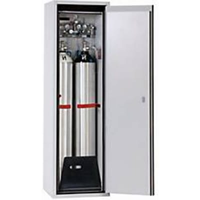 Gasflessenkast G-ULTIMATE-90 Standaard, scharnierende deurstop rechts, 2x 50 l cilinders, B 598 x D 615 x H 2050 mm